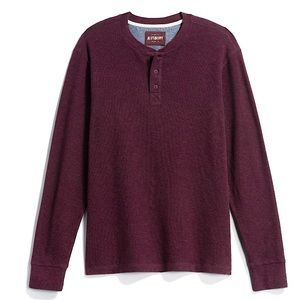 NWT Alesbury (stitch fix) Knit Henley - Burgundy